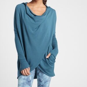 Athleta Purana Wrap Sweatshirt